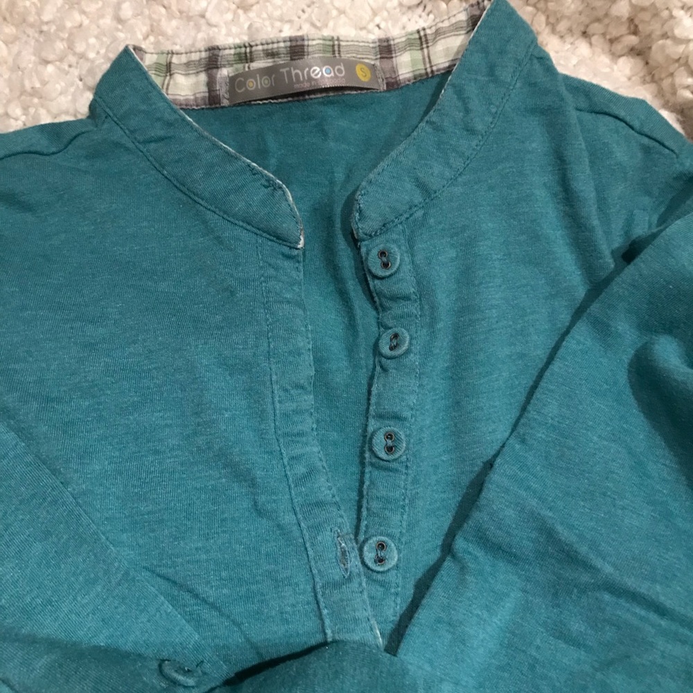 Green shirt